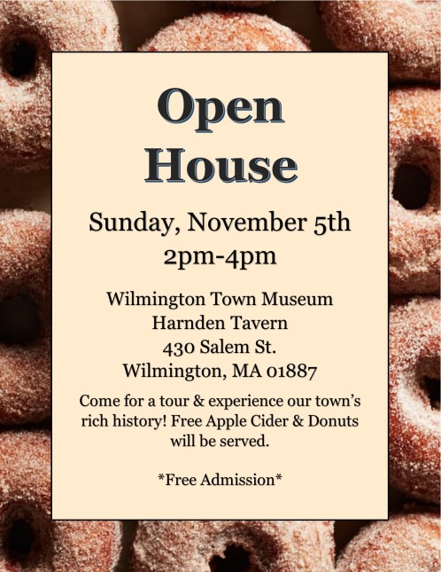 Wilmington Town Museum To Hold Open House On November 5 – Wilmington Apple